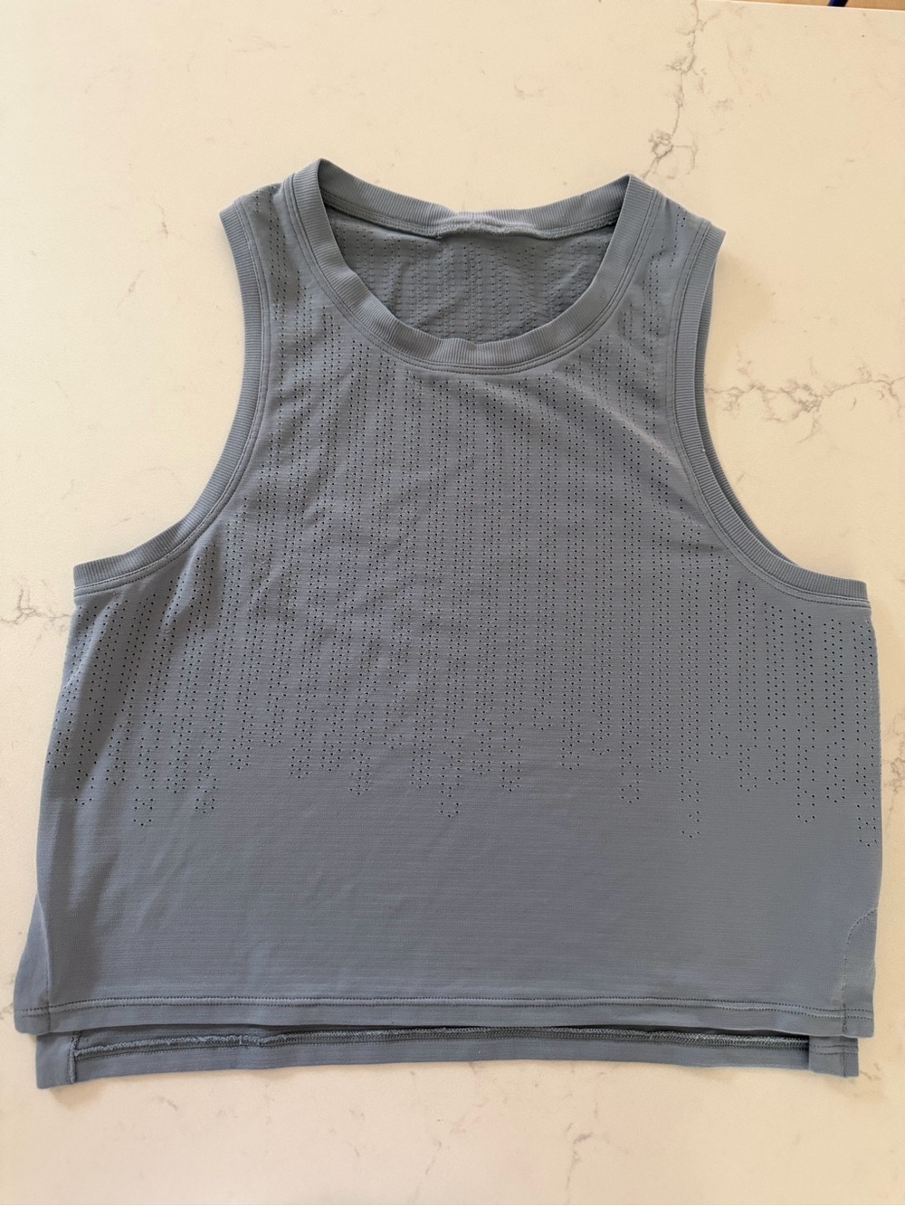 Lululemon loose crop top- Slate Blue
